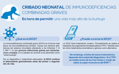 cribado neonatal inmunodeficiencias primarias aedip