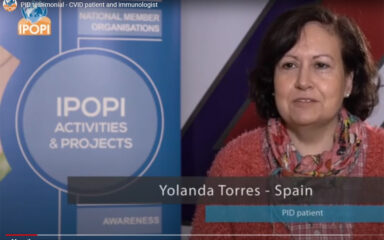 video pid testimonial cvid patient and immunologist