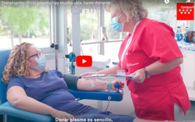 centro de transfusion madrid salud video donar plasma