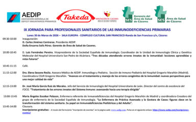 programa aedip caceres jornadas