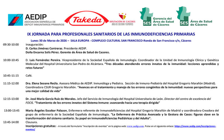 programa aedip caceres jornadas