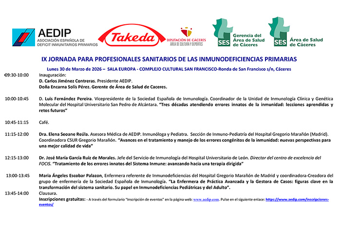 programa aedip caceres jornadas p